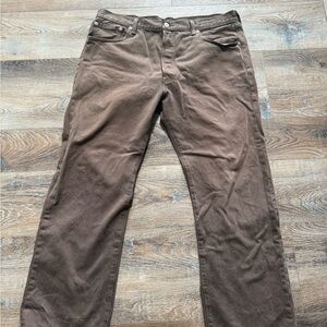 Levi's Dark Brown Denim Jeans